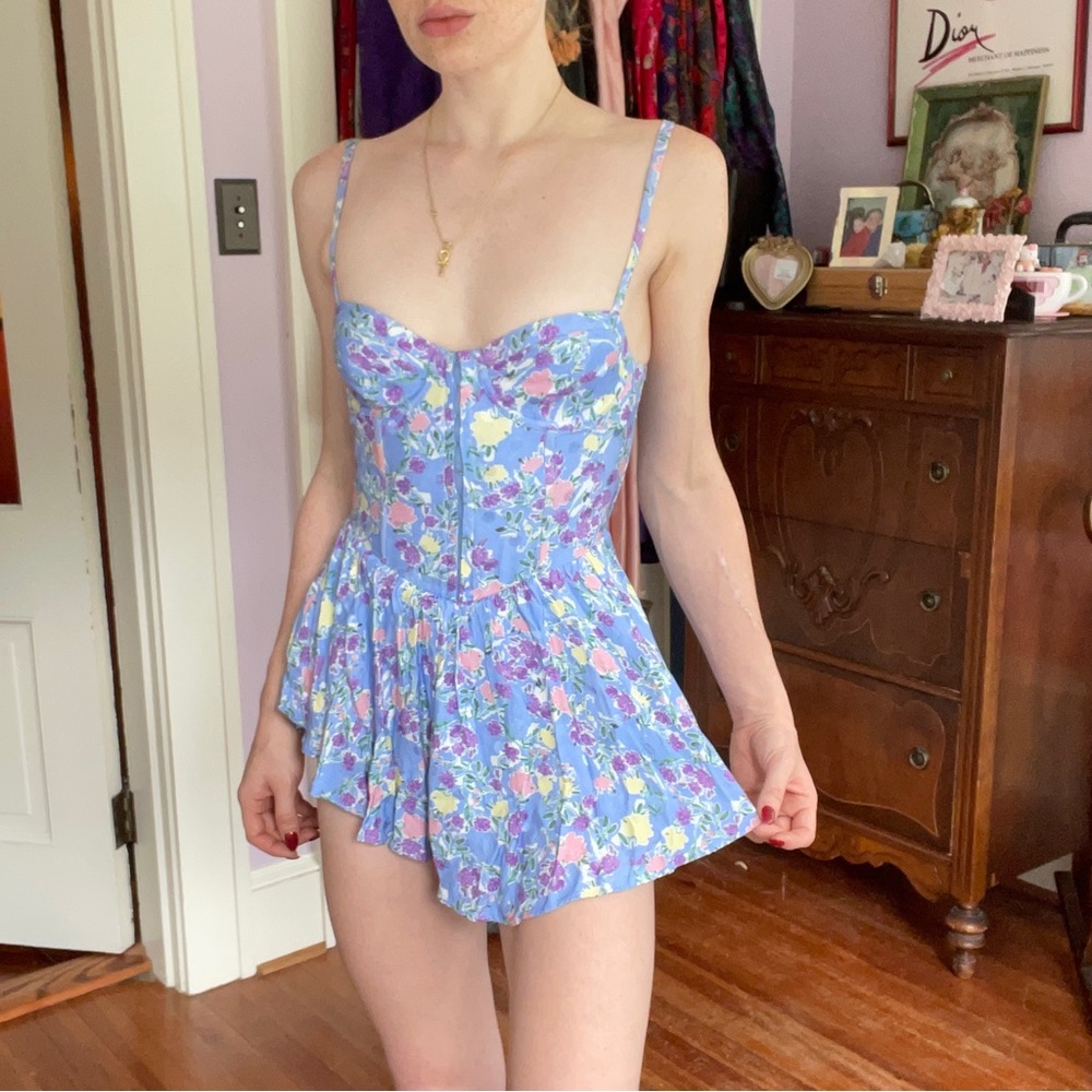 NWT For Love and Lemons Charlene Mini Dress